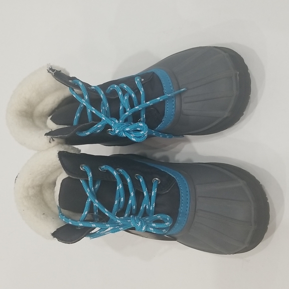 Gymboree Boys Duck Navy Blue Boots - Picture 3 of 6